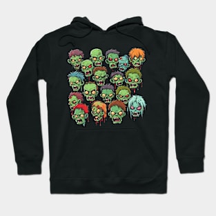 The Green Face Zombies Hoodie